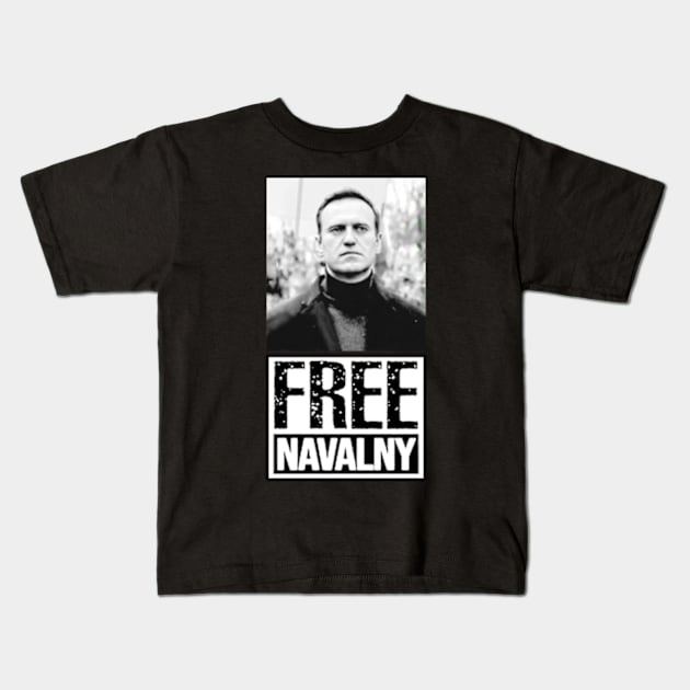 Navalny Kids T-Shirt by BarraMotaz